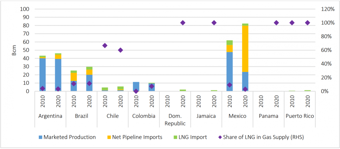 LNG imports in Latin America and the Caribbean | Global LNG Hub