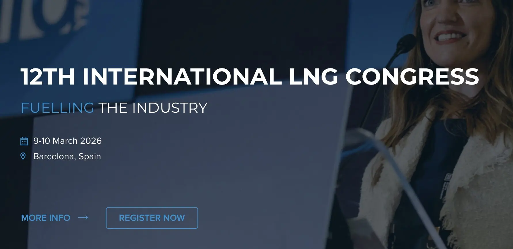12TH INTERNATIONAL LNG CONGRESS 2026 EVENT BANNER – BARCELONA
