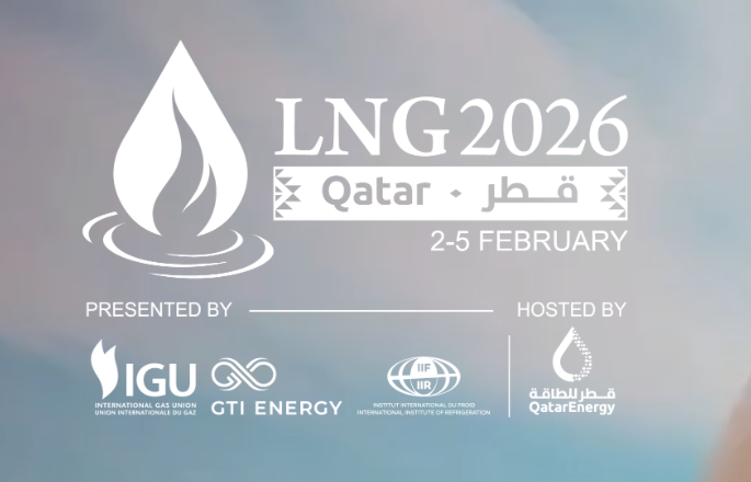 LNG2026 DOHA EVENT BANNER WITH LOGO AND DATES 2–5 FEBRUARY