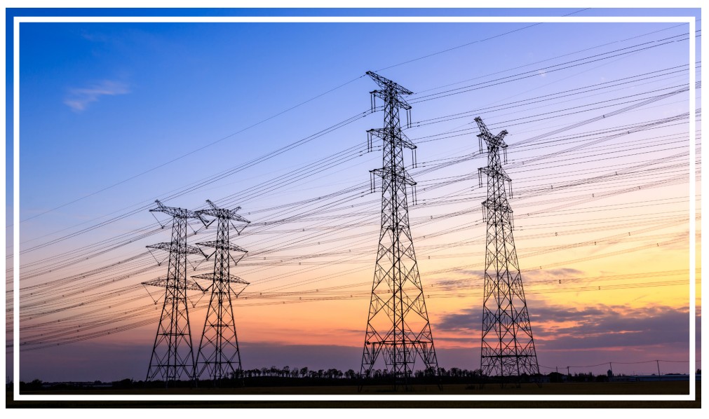 Global energy dynamics power transmission infrastructure highlighting electricity networks and energy transition